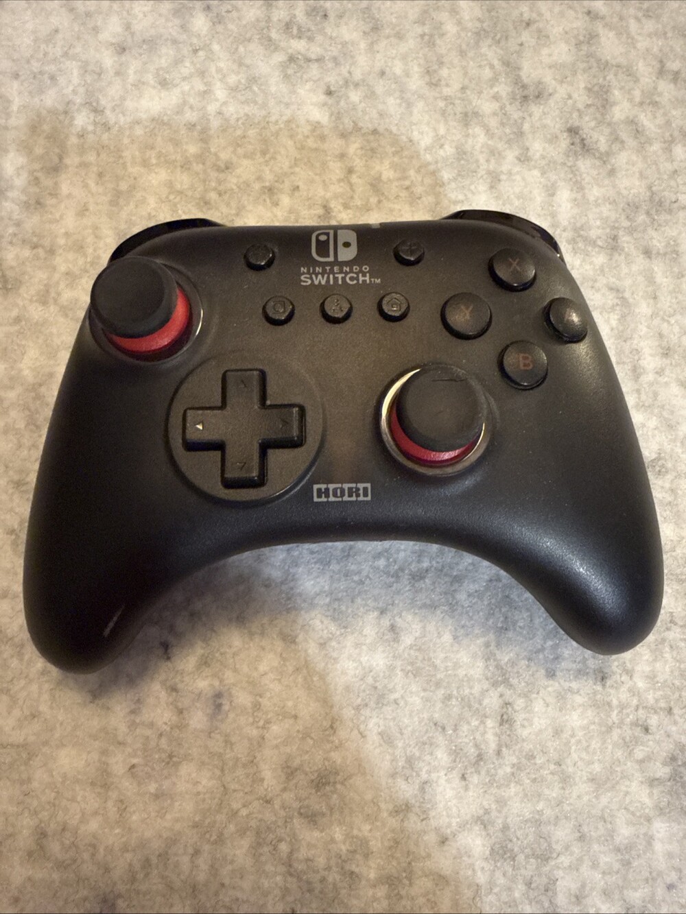 HORI Wireless Controller for Nintendo Switch Black NSW-461 Tested Working